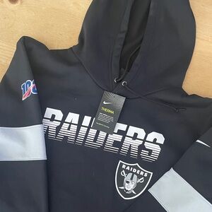 Nike Black Raiders Therma Hoodie
